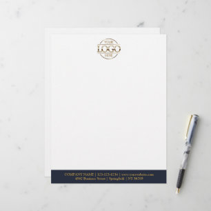Modern Custom Company Business Logo Branding Letterhead