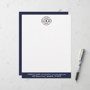 Modern Custom Company Business Logo Branding Letterhead