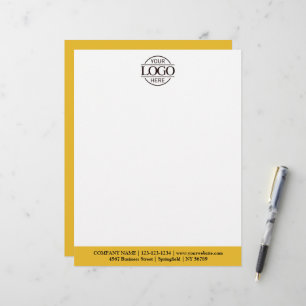 Modern Custom Company Business Logo Branding Letterhead