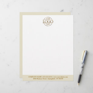 Modern Custom Company Business Logo Branding Letterhead