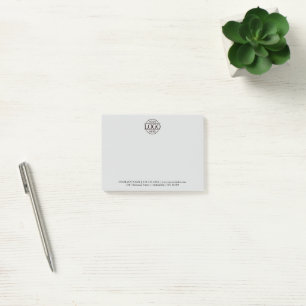 Modern Custom Company Business Logo Promotional Post-it Notes
