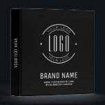 Modern custom company logo business branded 3 ring binder<br><div class="desc">Modern custom company logo business branded</div>