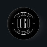 Modern custom company logo business branded button<br><div class="desc">Modern custom company logo business branded</div>