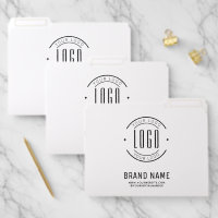 Modern custom company logo business branded