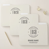 Modern custom company logo business branded