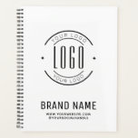 Modern custom company logo business branded planner<br><div class="desc">Modern custom company logo business branded</div>