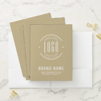 Modern custom company logo business branded