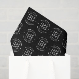 Modern custom company logo business branded tissue paper