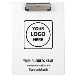 Modern Custom Company Logo clipboard
