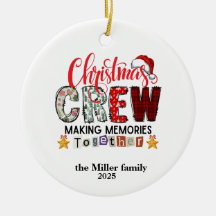 Modern Custom Family Colorful Merry Christmas Cute