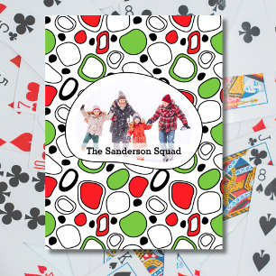 Modern Custom Family Game Night Gift Playing Cards