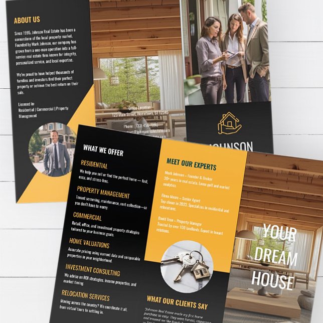 Modern Custom House For Sale Real Estate Company Brochure (Creator Uploaded)