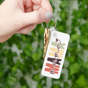 Modern Custom Keychain for Mother’s Day Mom Mama