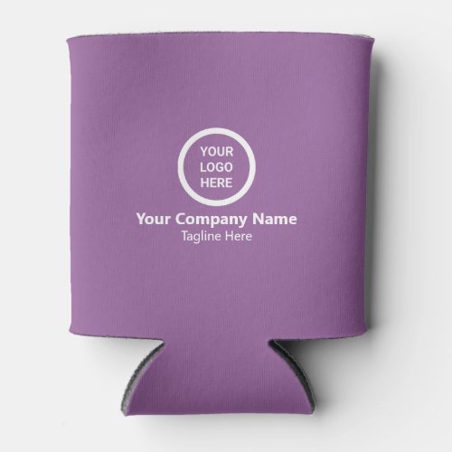 Modern Custom Logo and Text Branded Marketing Gift Can Cooler