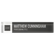 Modern Custom Logo Employee Name Job Title