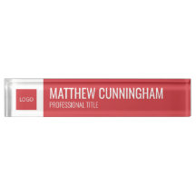Modern Custom Logo Employee Name Job Title