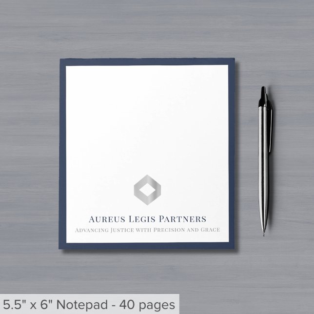 Modern Custom Logo Notepad (Creator Uploaded)
