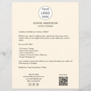 Modern Custom Logo Professional Business Flyer