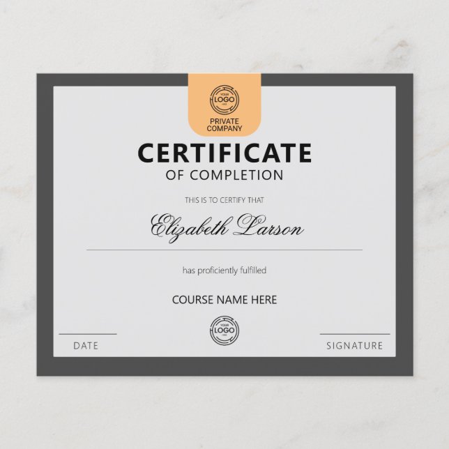 Modern Custom Logo Professional Mastery Achieved (Front)