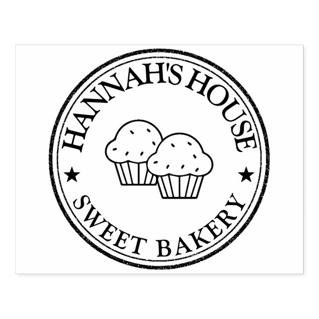 Modern Custom Logo Rubber Stamp (Imprint)