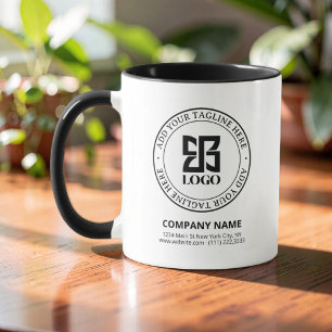 Modern Custom Logo Small Business Promotional Mug