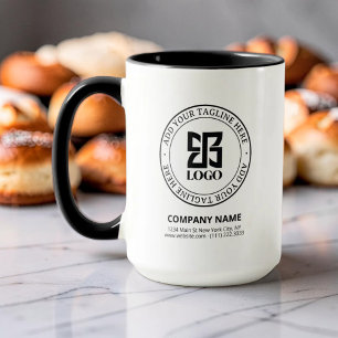 Modern Custom Logo Small Business Promotional Mug