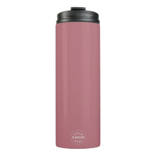 Modern Custom Logo Tumbler in Clean R Gold Design