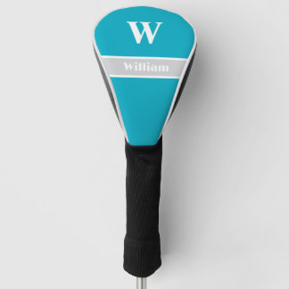 Modern Custom Monogram Name Golf Head Cover