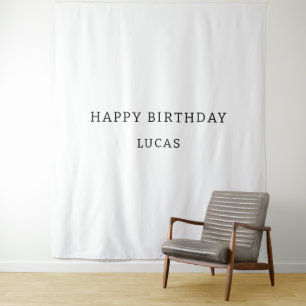 Modern Custom Name Flag Wall Decor for Kids Tapestry