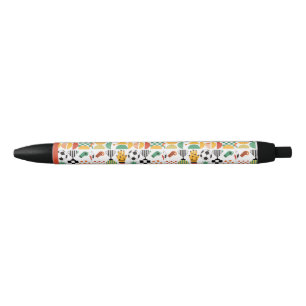 Modern Custom Name Soccer Football Pattern Pen