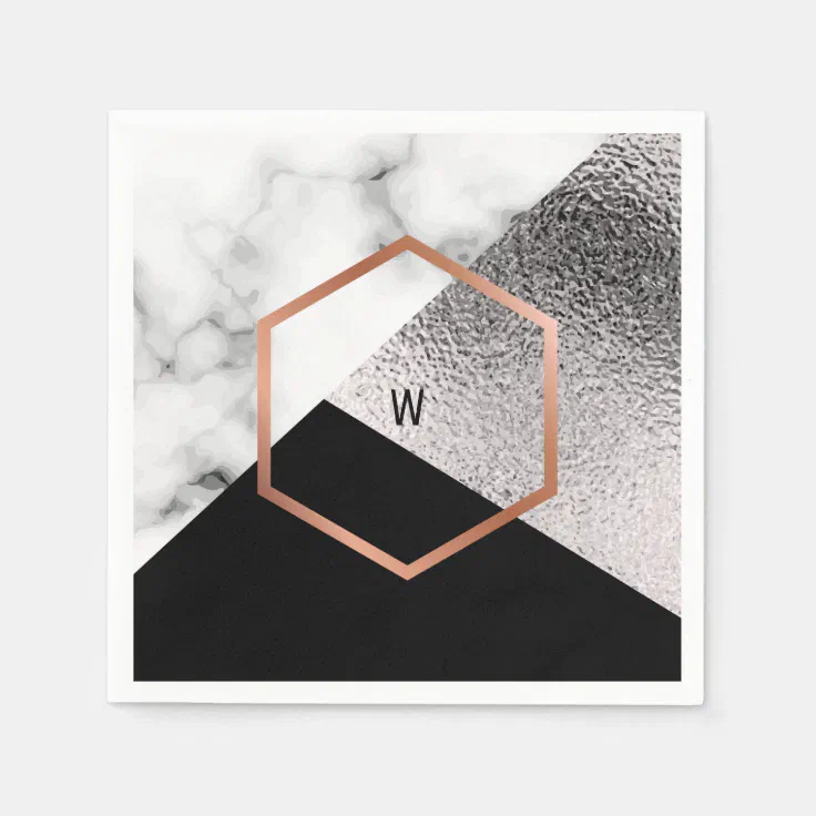 Modern Custom Napkin Zazzle