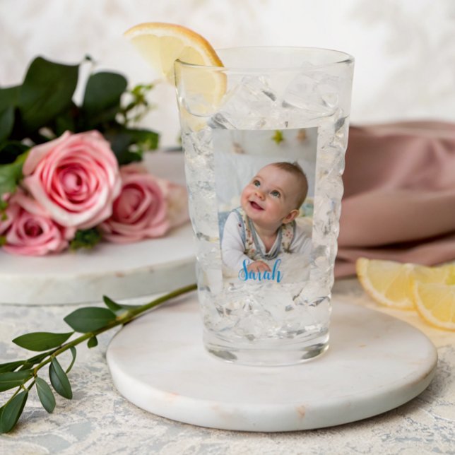 modern Custom personalized (2 sided)  Glass (Creator Uploaded)