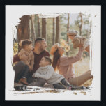 Modern Custom Photo Brush Stroke  Faux Canvas Print<br><div class="desc">Create your own custom photo faux canvas print featuring one of your favorite pictures with a brush stroke shape effect.</div>