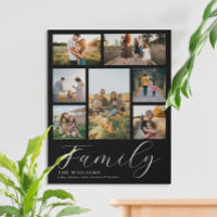 Modern Custom Photo Collage Elegant Script Family