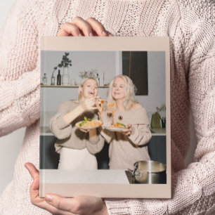 Modern Custom Photo Collage Personalized Pictures 3 Ring Binder