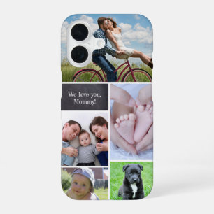 Modern custom photo collage phone case