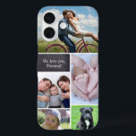 Modern custom photo collage phone case<br><div class="desc">Personalize this phone case for mom with her favorite photo. Fill the photo collage she can look at each day. Include photos of the kids,  pets,  spouse,  the whole family.</div>