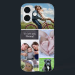 Modern custom photo collage phone case<br><div class="desc">Personalize this phone case for mom with her favorite photo. Fill the photo collage she can look at each day. Include photos of the kids,  pets,  spouse,  the whole family.</div>