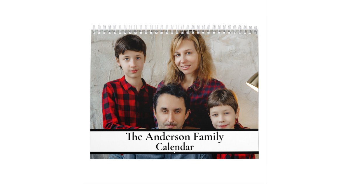 Modern Custom Photo Create Your Calendar 2025 Zazzle