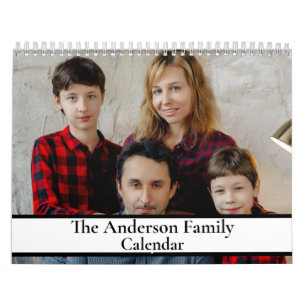 Modern Custom Photo Create Your Calendar 2027