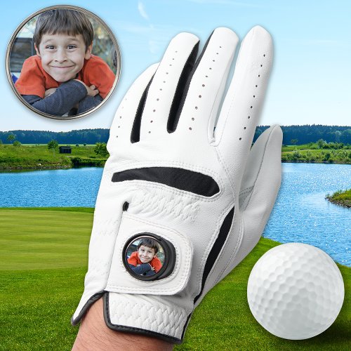 Modern Custom Photo Create Your Own Golfer Golf Glove