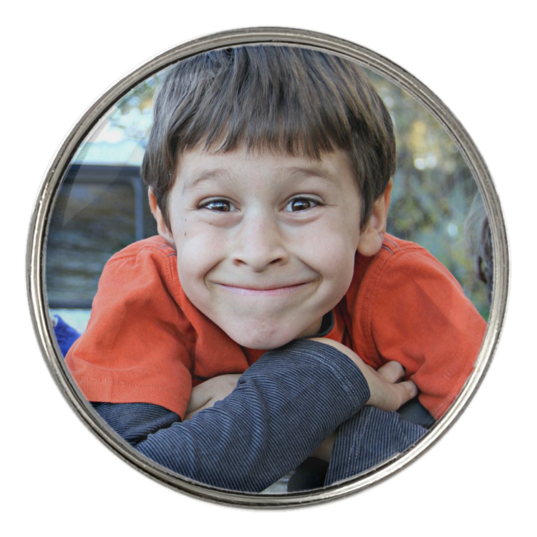 Modern Custom Photo Golf Ball Marker Zazzle