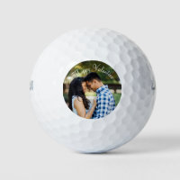 Modern Custom Photo Golfer Valentine's Day Gift