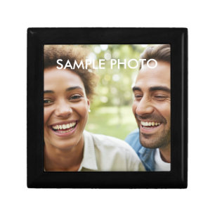 Modern Custom Photo Personalized Keepsake Gift Box