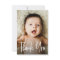 Modern Custom Photo Small Note Baby Shower 