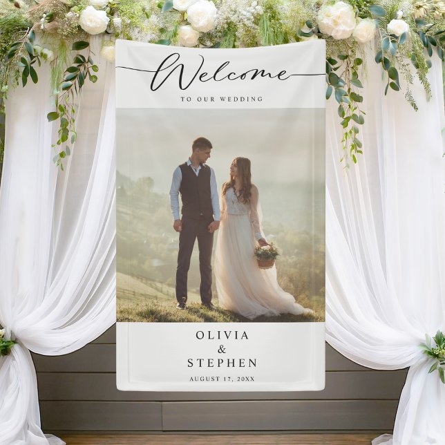 Modern Custom Photo Wedding Banner (Creator Uploaded)
