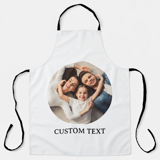 Modern Custom Picture Chef Gift Cute Gift Apron (Front)