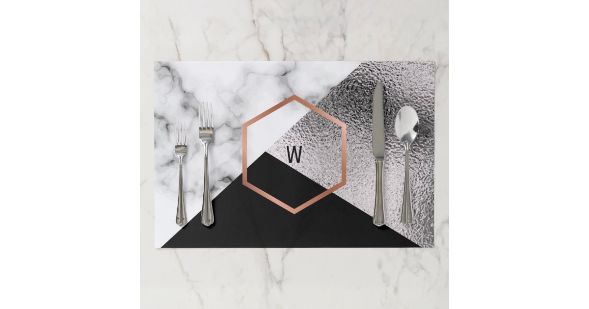 Modern Custom Placemat Zazzle