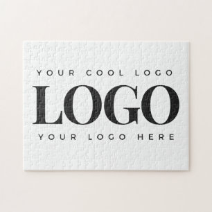 Modern Custom Rectangle Business Logo Company Jigsaw Puzzle