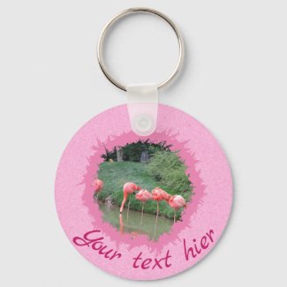 Modern custom text and 2 photo on pink pattern